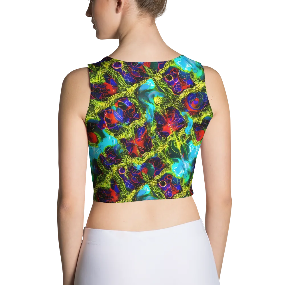 Chromatic Vines on Crop Top — Back