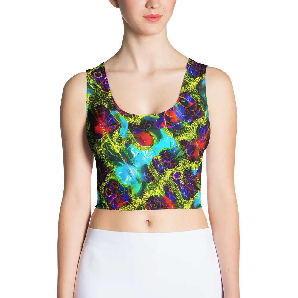 Chromatic Vines on Crop Top — Front