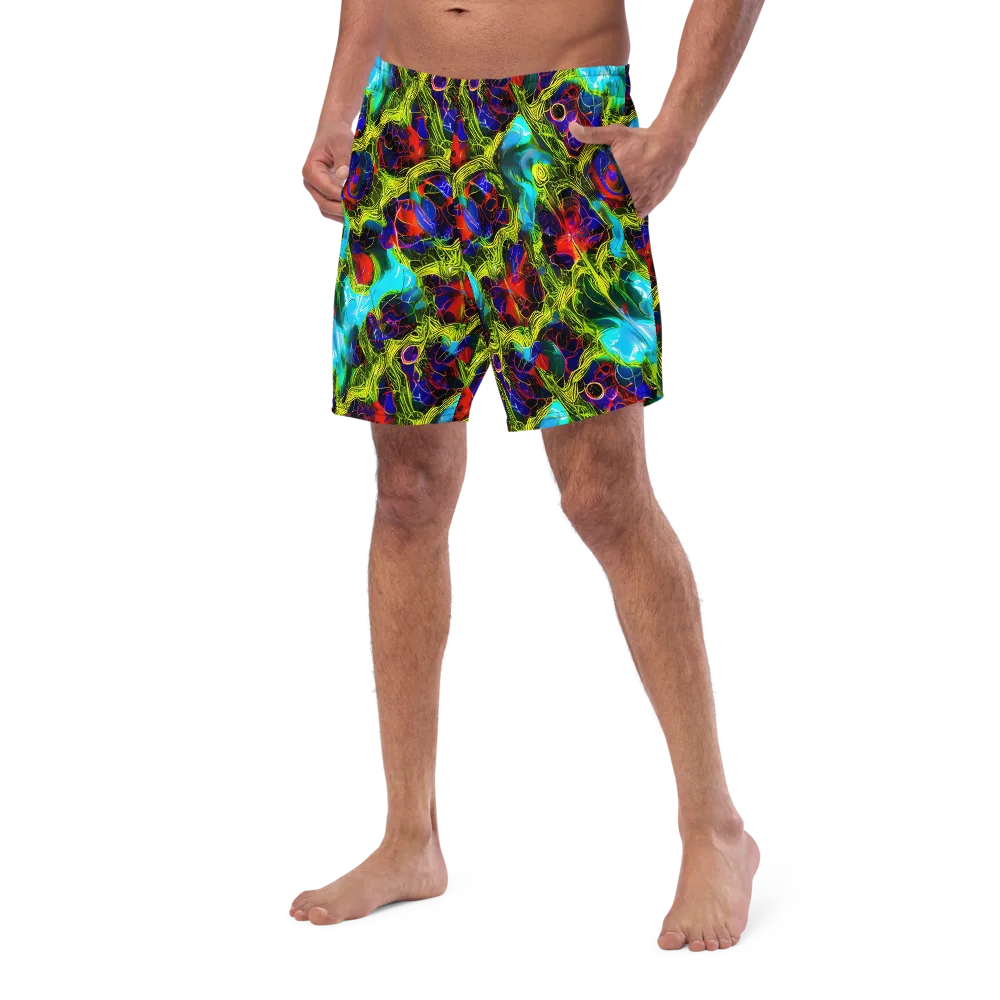 Chromatic Vines on Swim Trunks — Left Front