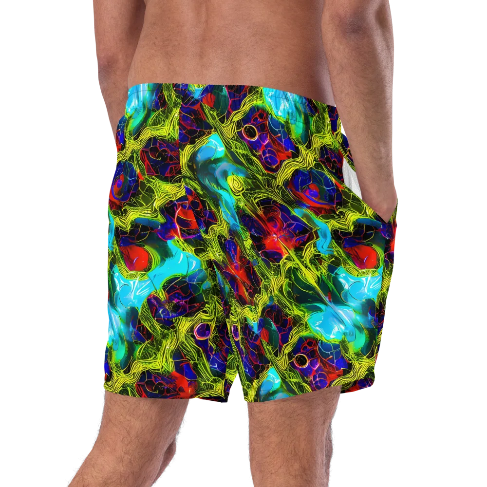 Chromatic Vines on Swim Trunks — Right Back