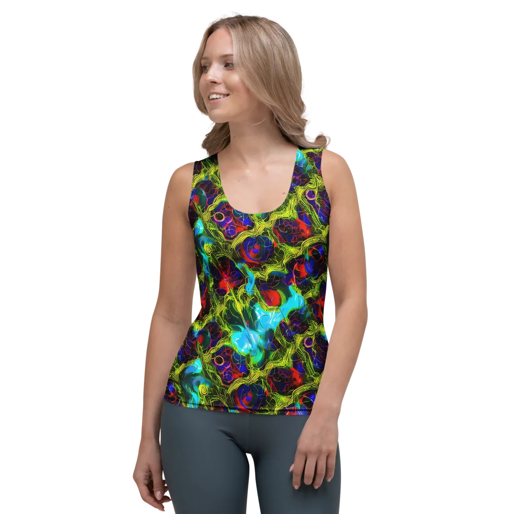 Chromatic Vines on Women's Tank Top — Front