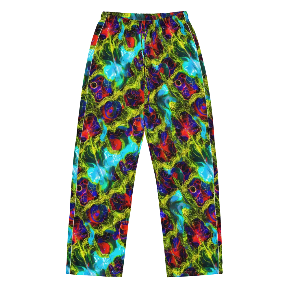 Chromatic Vines on Women's Pajama Pants — Front
