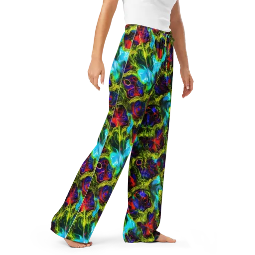 Chromatic Vines on a Women's Pajama Pants
