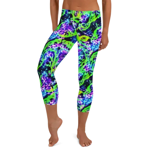 Plasma Spiral on a Capri Leggings