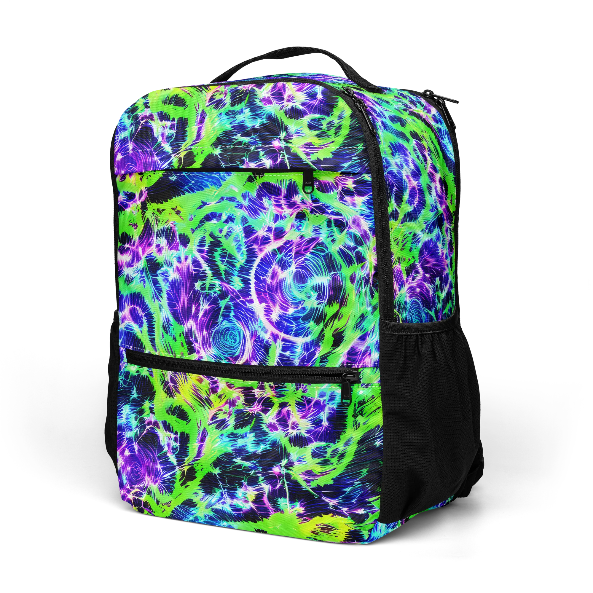 Plasma Spiral on Utility Backpack — Left Front