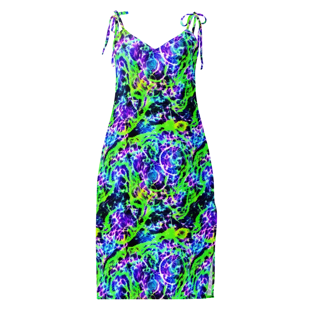 Plasma Spiral on Slip Dress — Front