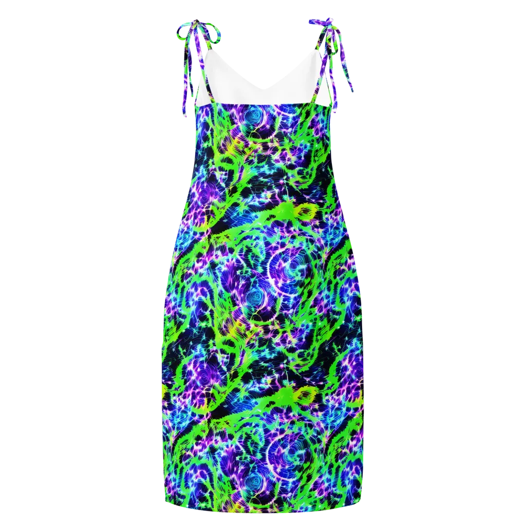 Plasma Spiral on Slip Dress — Back