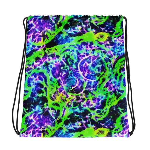 Plasma Spiral on a Drawstring Bag