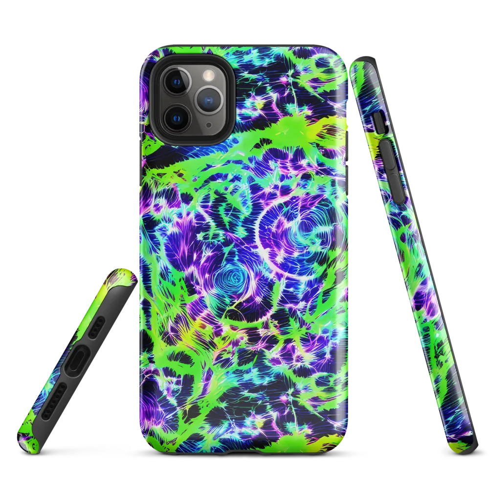 Plasma Spiral on Tough Case for iPhone® — Front