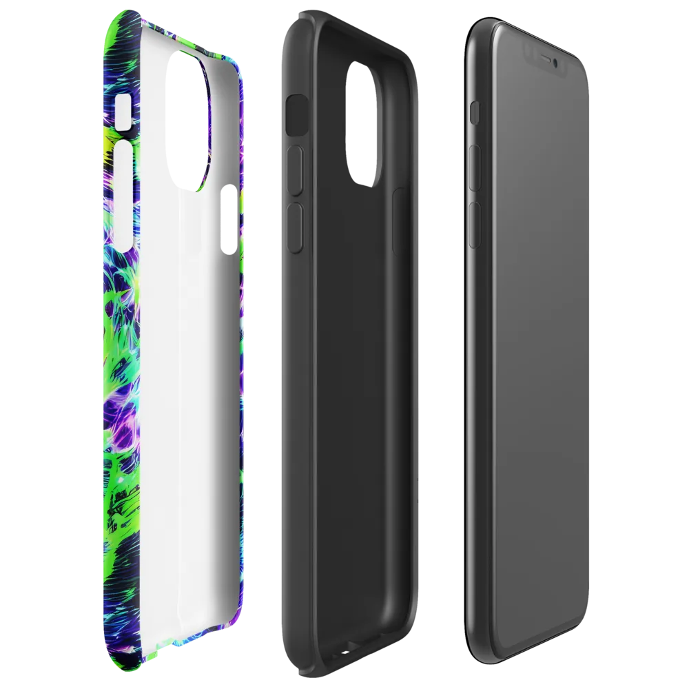 Plasma Spiral on Tough Case for iPhone® — Right