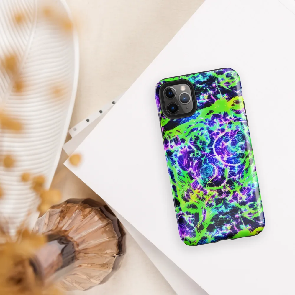 Plasma Spiral on Tough Case for iPhone® — Front