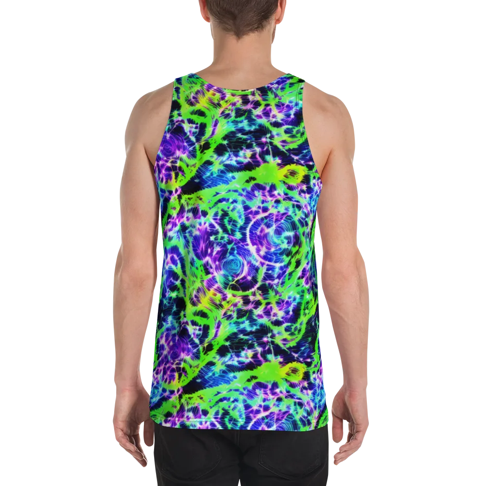 Plasma Spiral on Men's Tank Top — Back