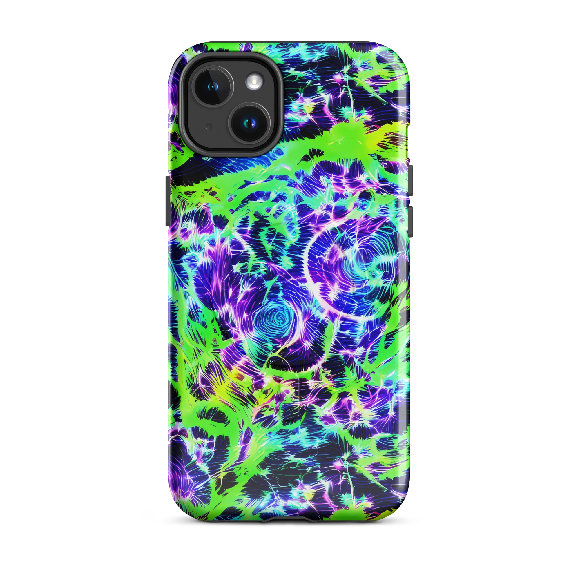 Plasma Spiral on MagSafe Tough Case for iPhone® — Front