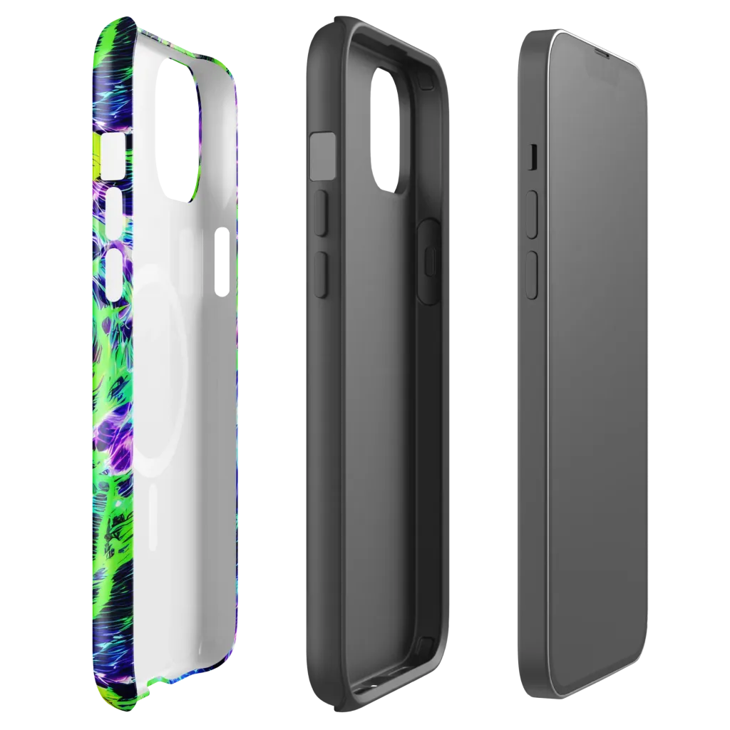 Plasma Spiral on MagSafe Tough Case for iPhone® — Front