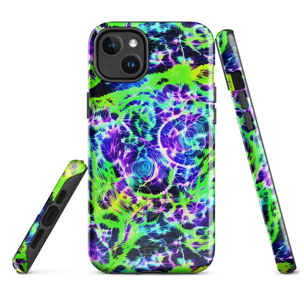 Plasma Spiral on MagSafe Tough Case for iPhone® — Front