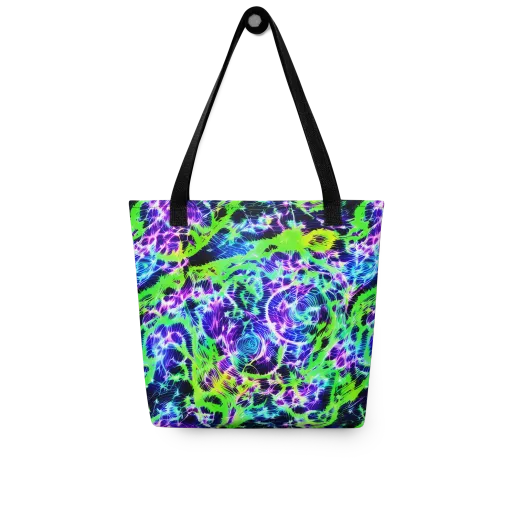 Plasma Spiral on a Tote Bag
