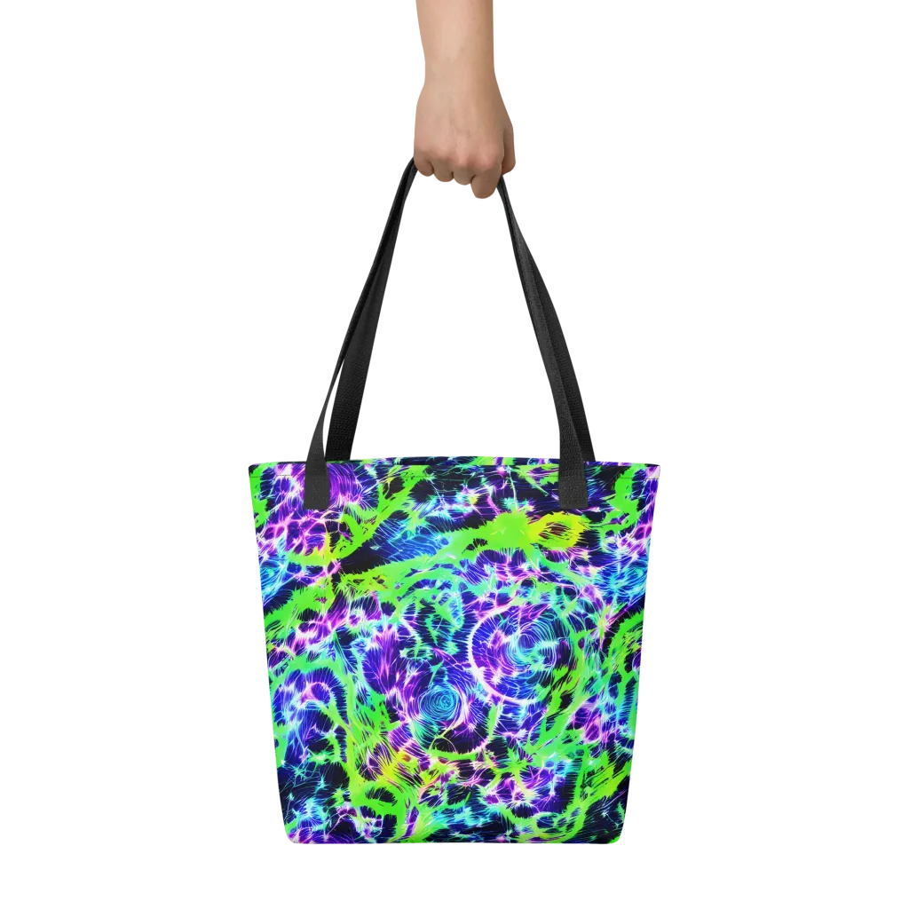 Plasma Spiral on Tote Bag — Front