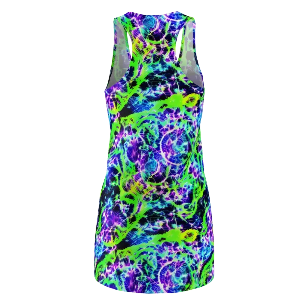 Plasma Spiral on Racerback Dress — Back
