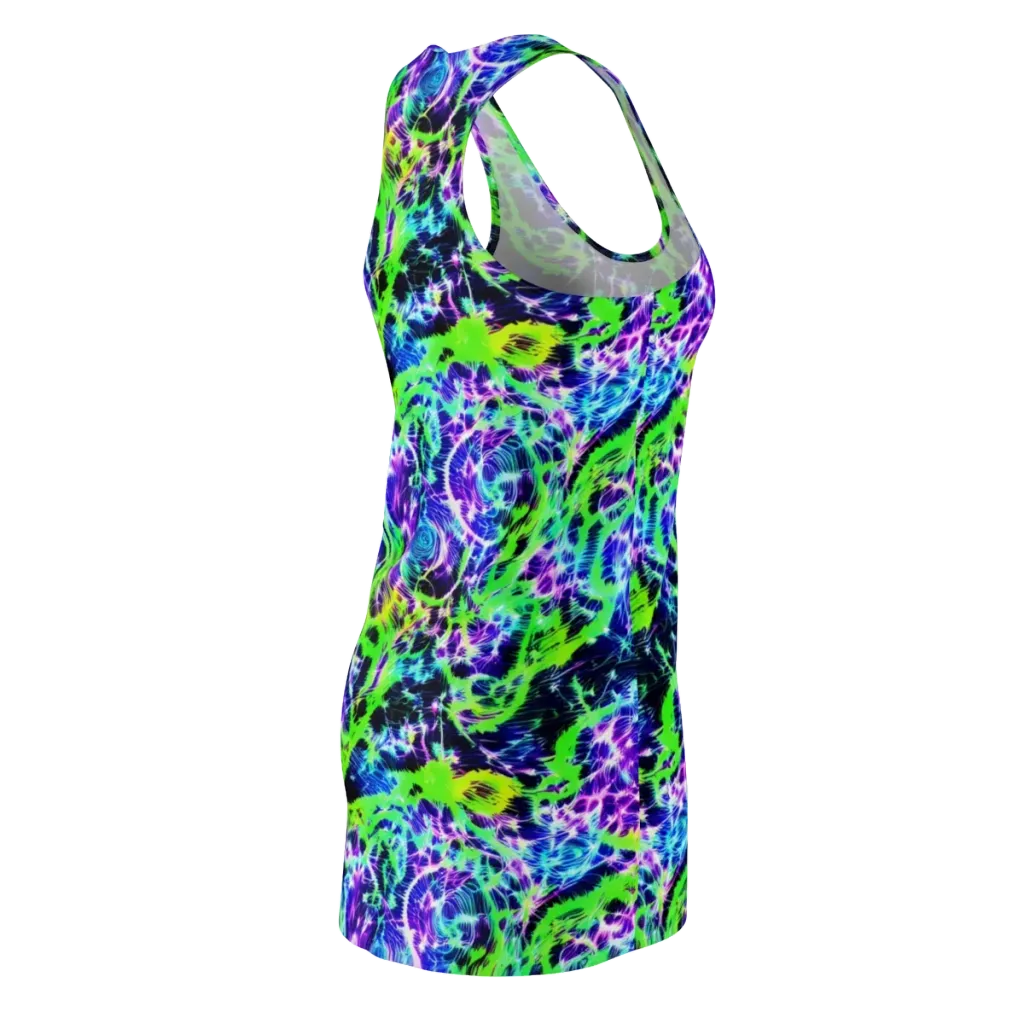 Plasma Spiral on Racerback Dress — Back Side