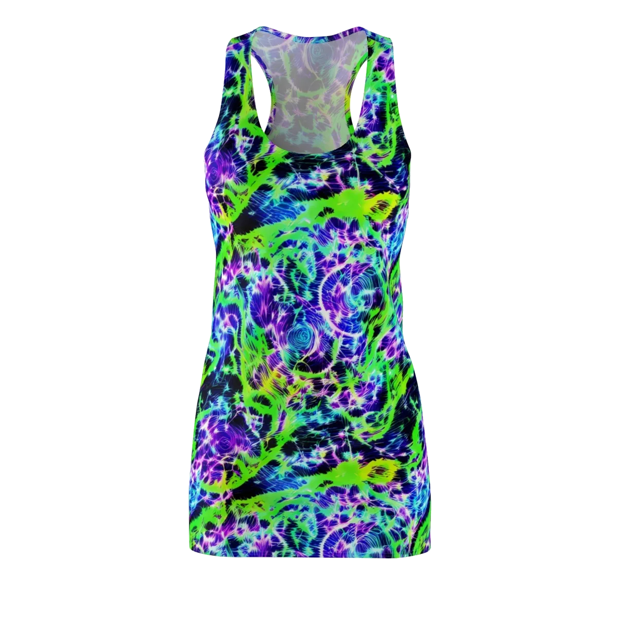 Plasma Spiral on Racerback Dress — Front