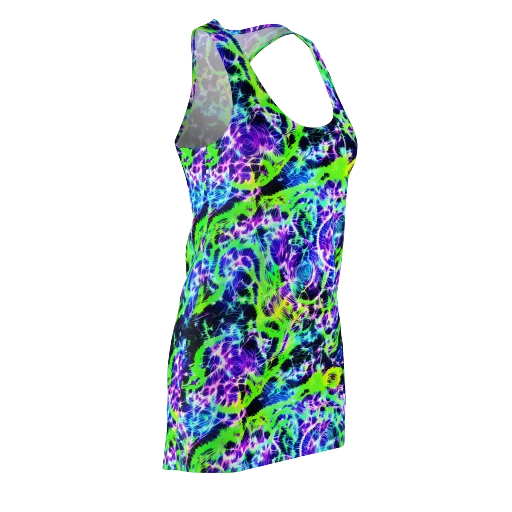 Plasma Spiral on Racerback Dress — Front Side