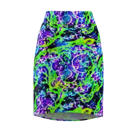 Plasma Spiral on a Pencil Skirt