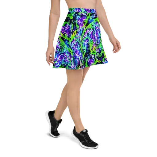 Plasma Spiral on a Skater Skirt
