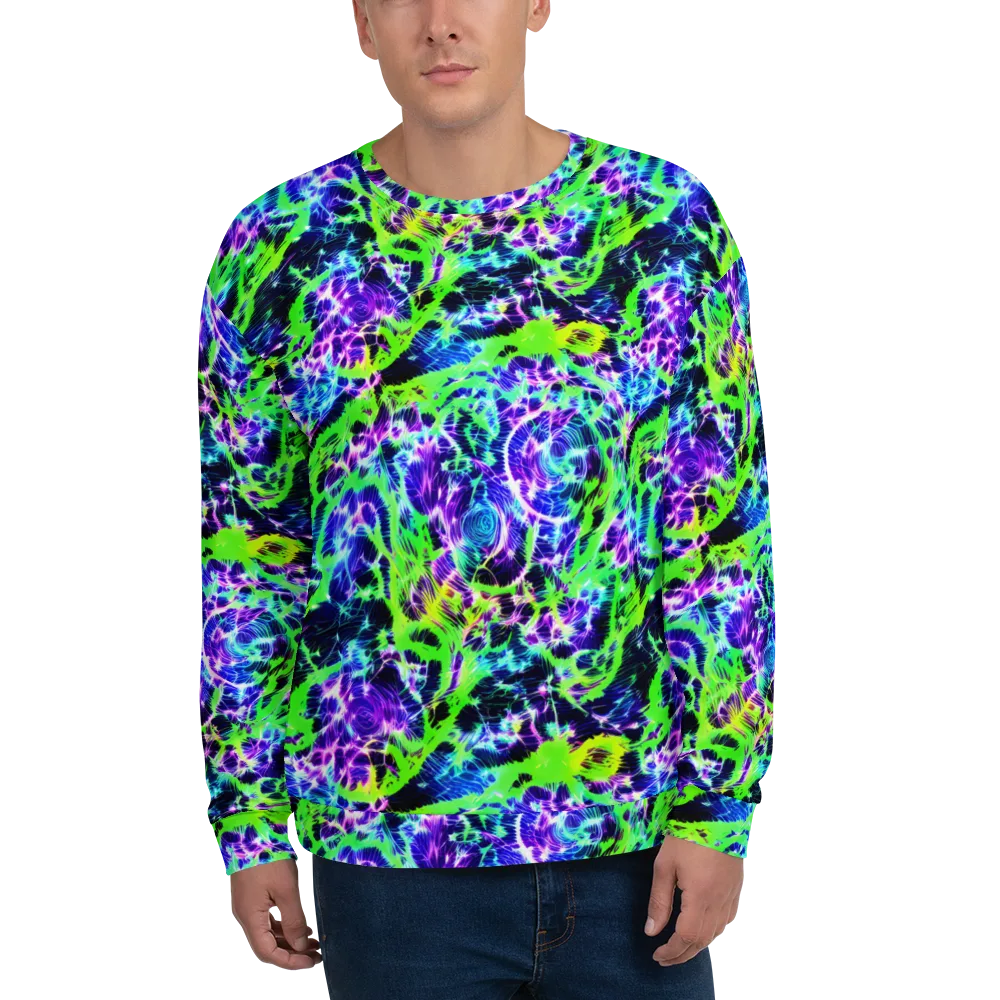 Plasma Spiral on Sweatshirt — Front