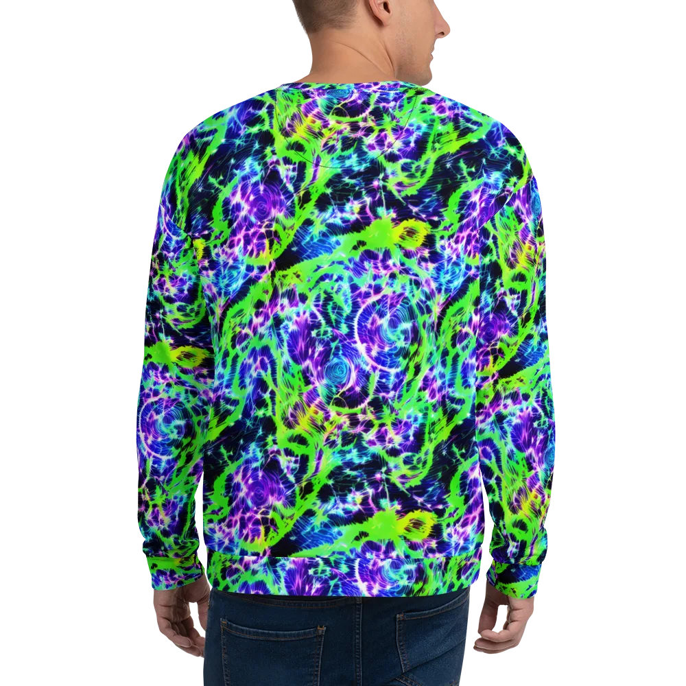 Plasma Spiral on Sweatshirt — Back