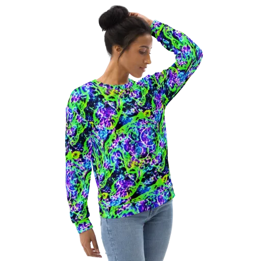 Plasma Spiral on a Sweatshirt