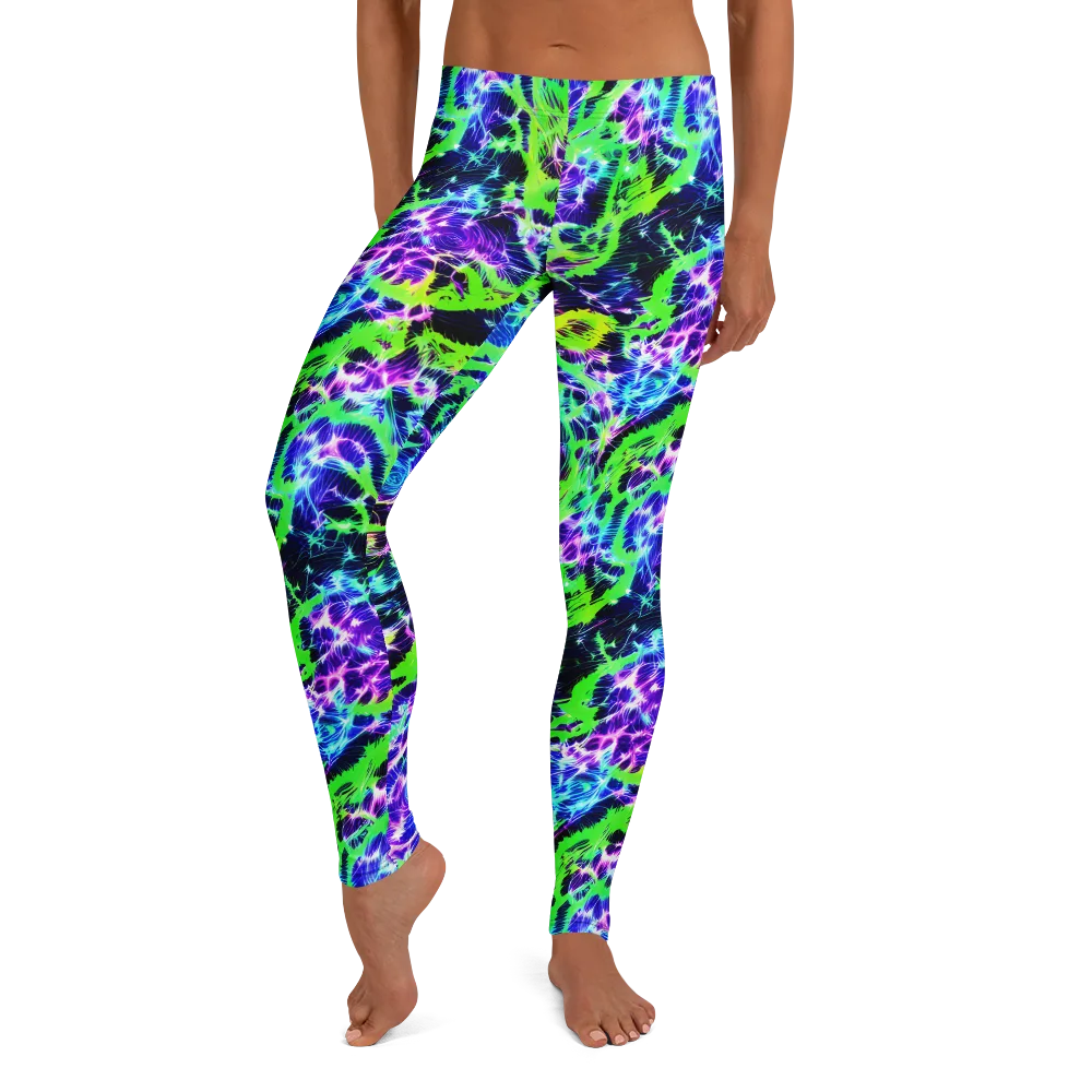 Plasma Spiral on Leggings — Front