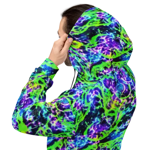 Plasma Spiral on a Hoodie