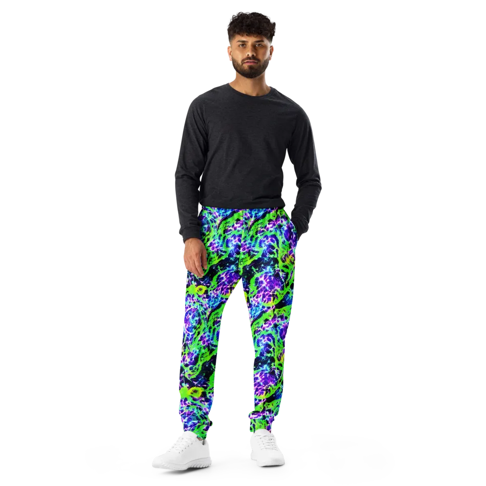 Plasma Spiral on Men's Joggers — Front