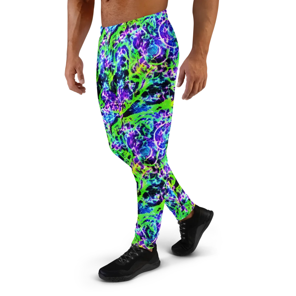 Plasma Spiral on Men's Joggers — Left