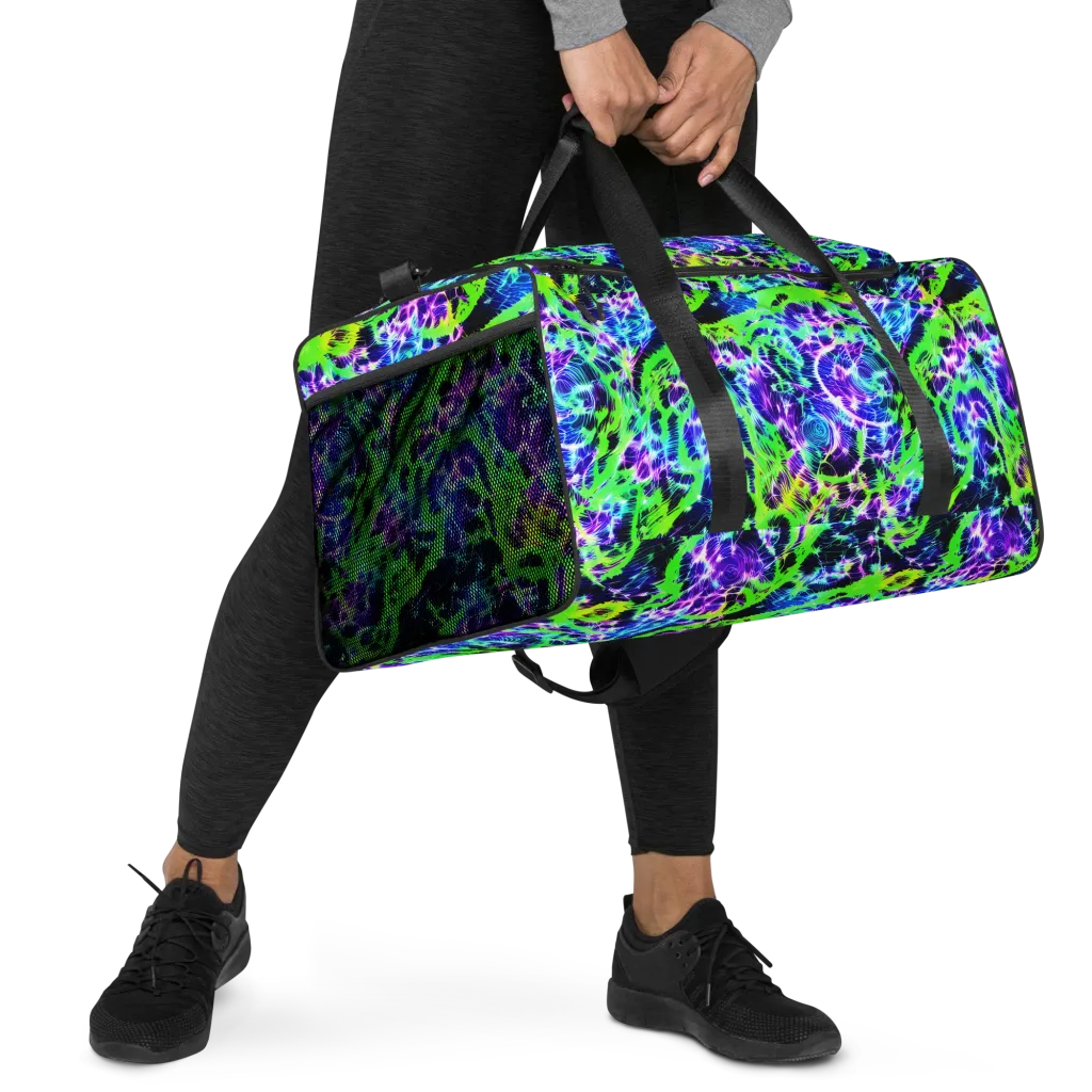 Plasma Spiral on Duffle Bag — Right Front