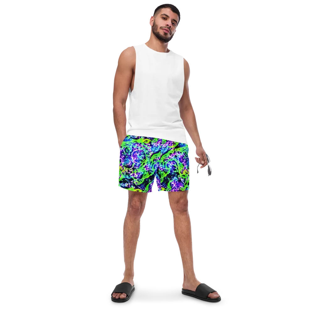 Plasma Spiral on Swim Trunks — Front