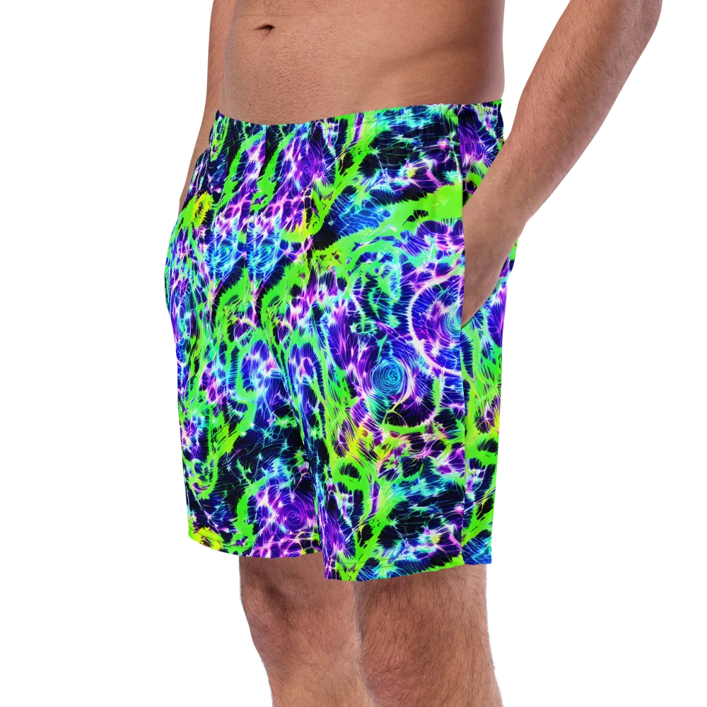 Plasma Spiral on Swim Trunks — Left Front