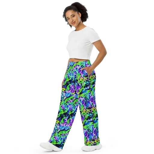 Plasma Spiral on a Wide-Leg Pants