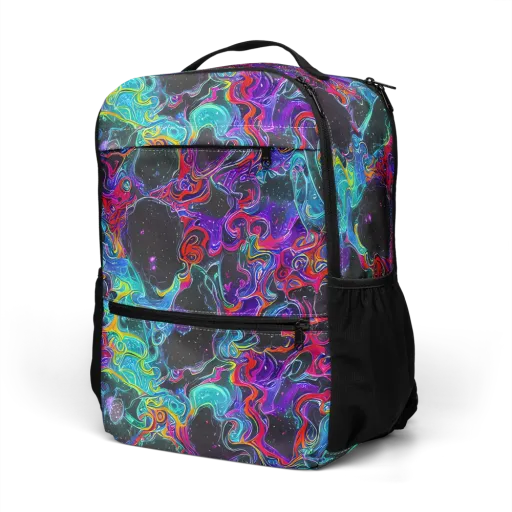 Midnight Eruption on a Utility Backpack