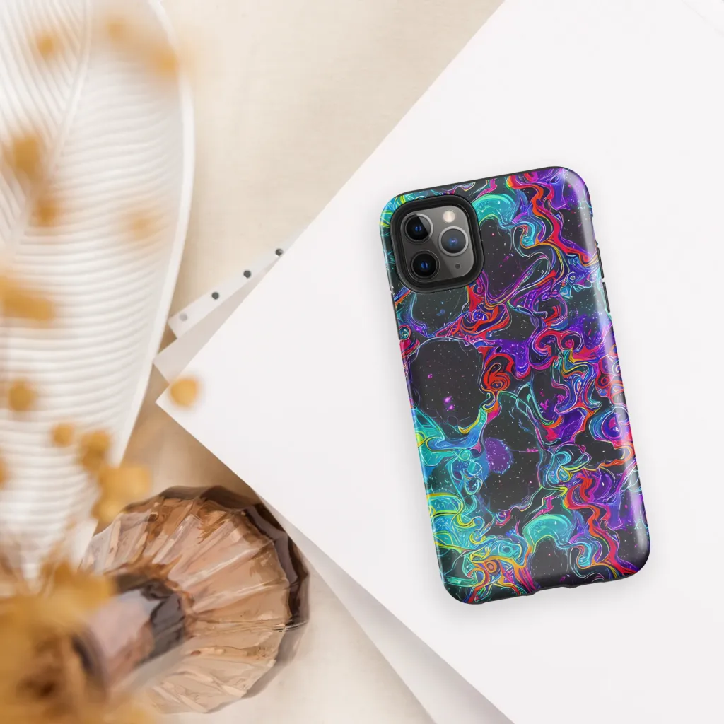 Midnight Eruption on Tough Case for iPhone® — Front