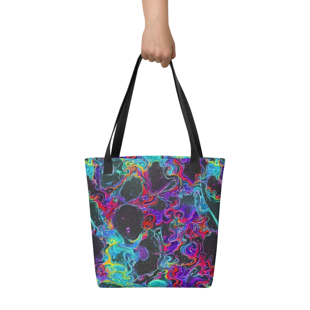 Midnight Eruption on Tote Bag — Front