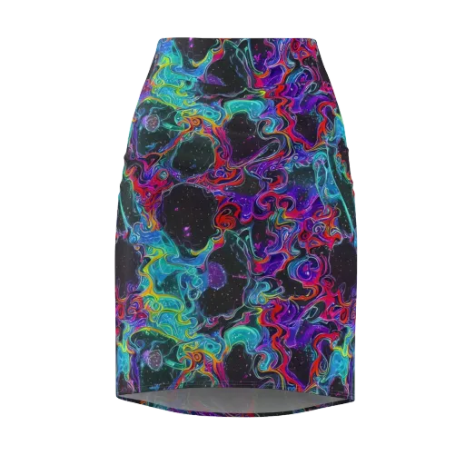 Midnight Eruption on a Pencil Skirt
