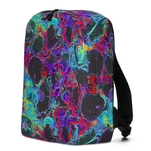 Midnight Eruption on a Minimalist Backpack