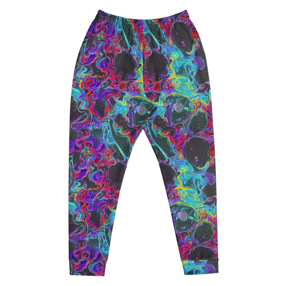 Midnight Eruption on Men's Joggers — Front