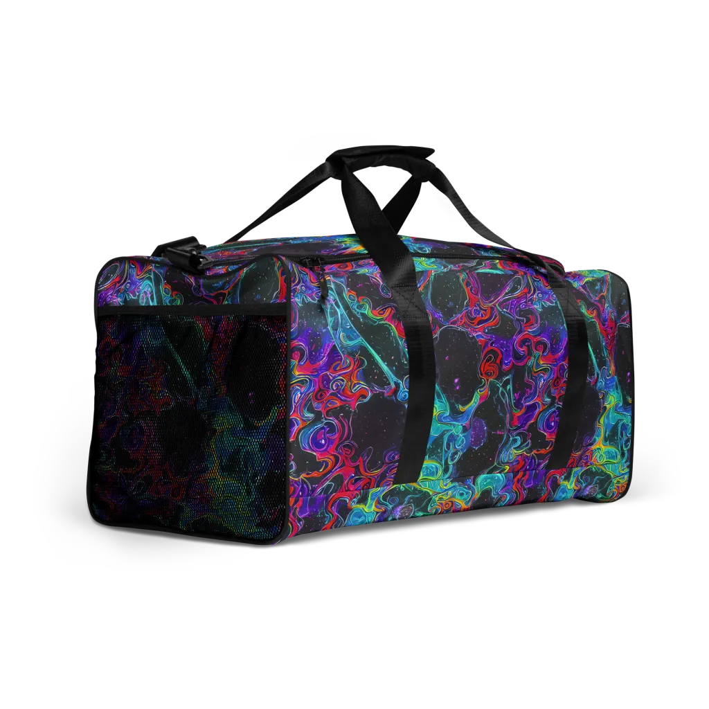 Midnight Eruption on Duffle Bag — Right Front