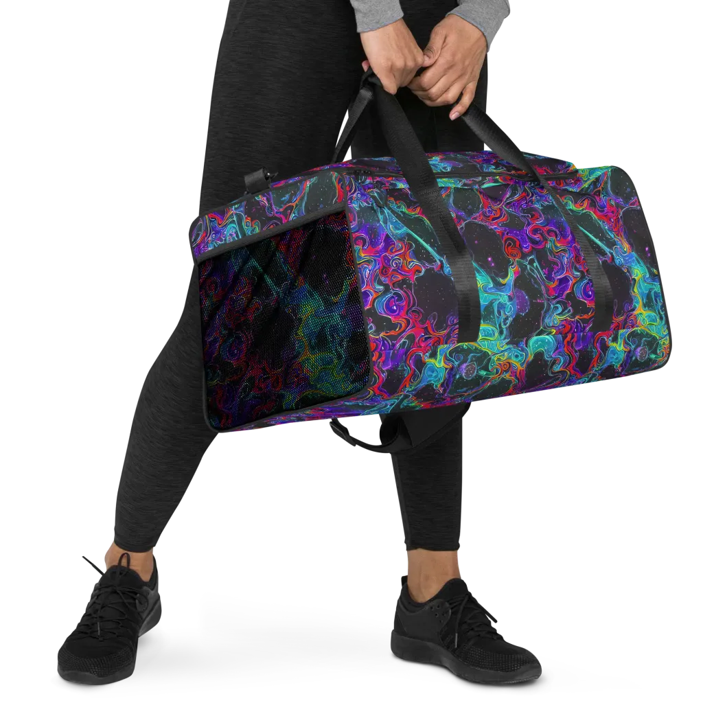 Midnight Eruption on Duffle Bag — Right Front