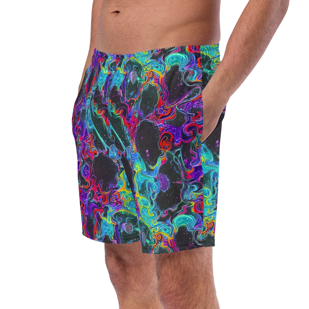 Midnight Eruption on Swim Trunks — Left Front
