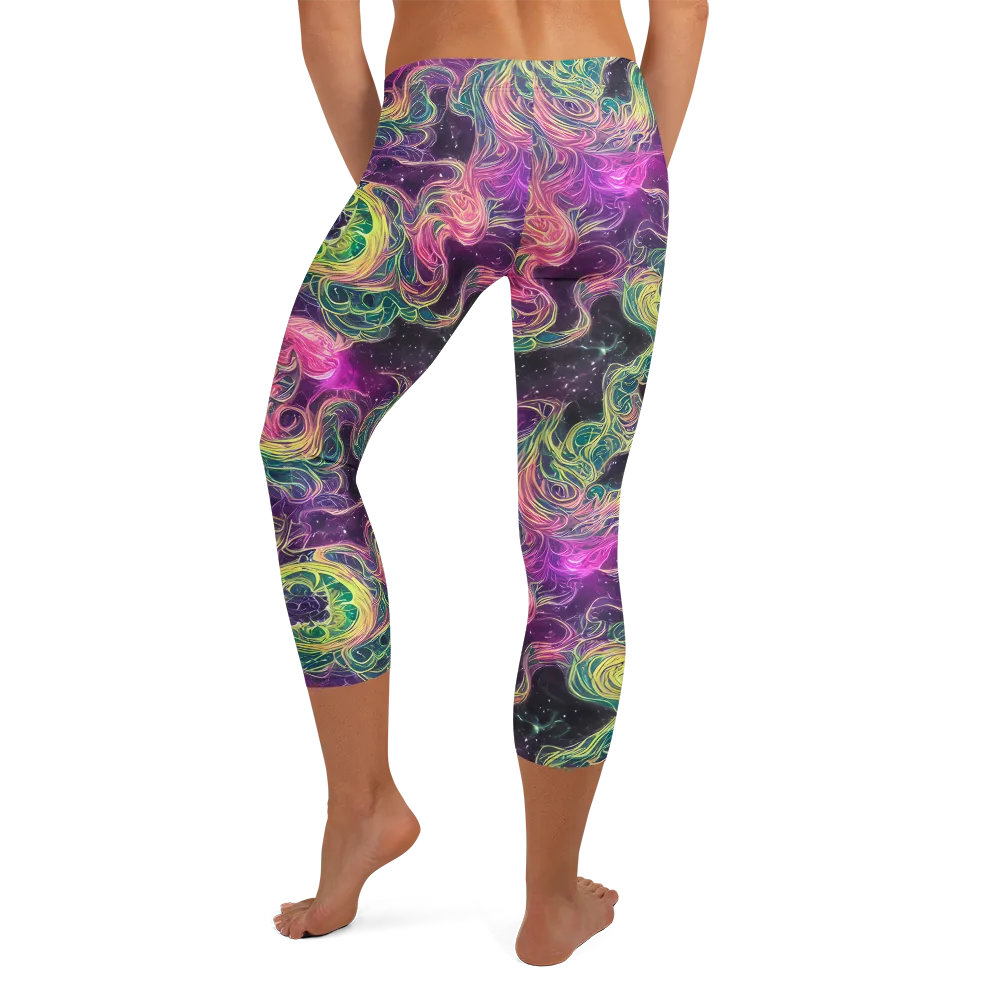 Dreamflare on Capri Leggings — Back