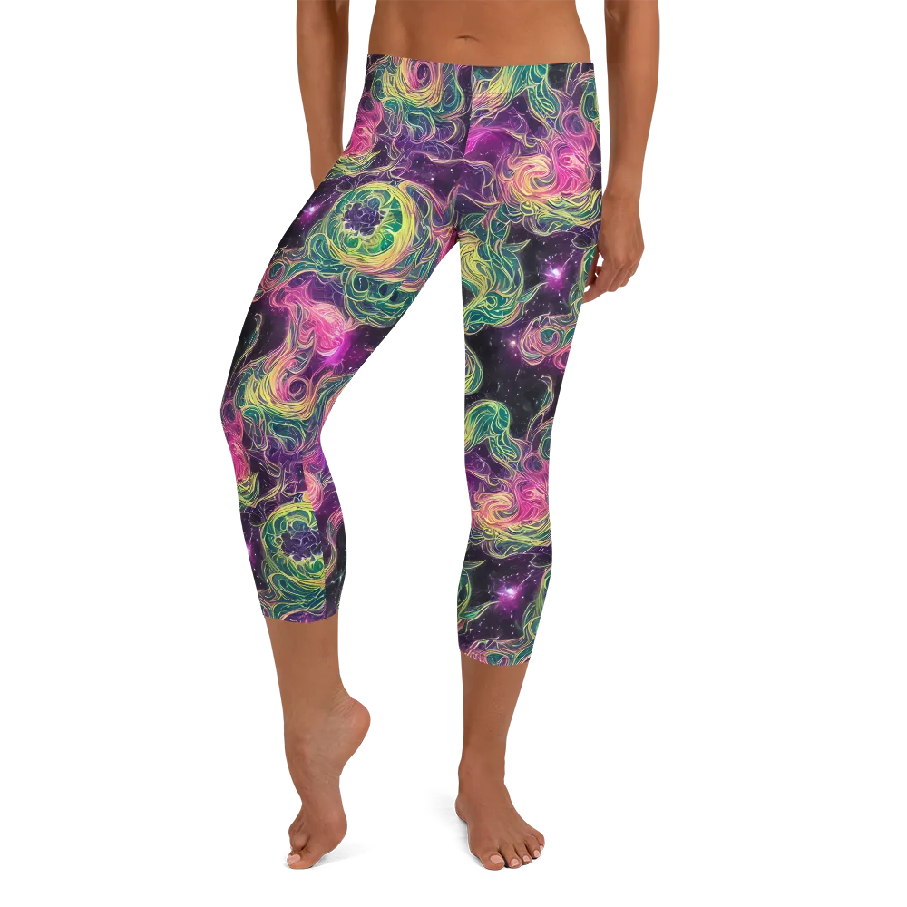 Dreamflare on Capri Leggings — Front