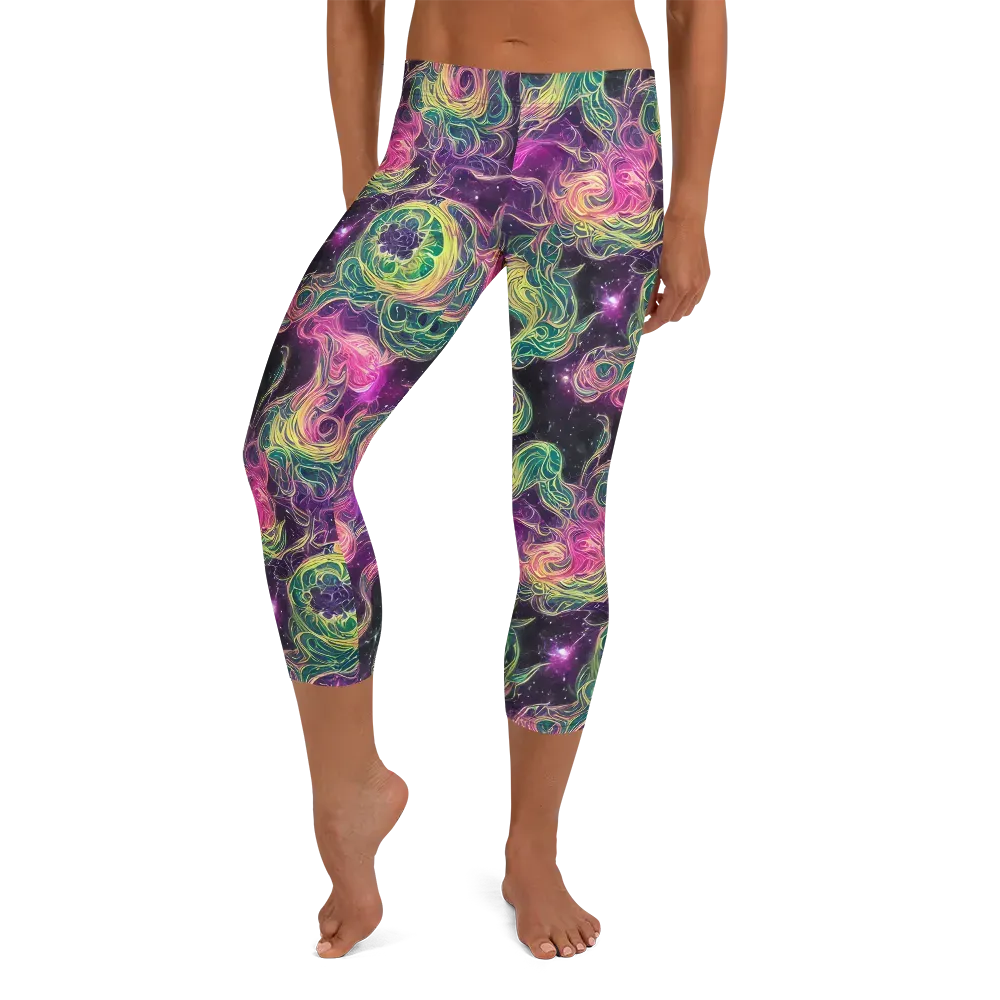 Dreamflare on Capri Leggings — Front